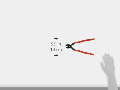 KNIPEX Tools - CoBolt XL, cortador de pernos compacto (7101250)