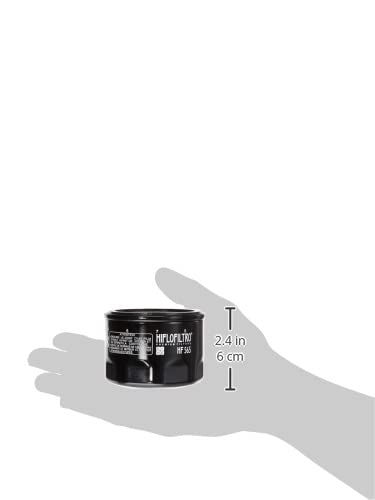 Hiflofiltro Filtro de Aceite Premium HF565, Negro