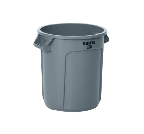 Contenedor de basura BRUTE Gris 38 Lts Rubbermaid Commercial