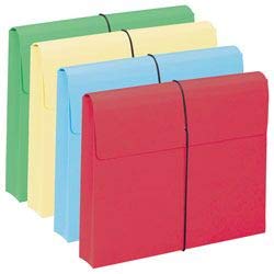 Smead 77207 - Carpeta expandible con cierre, expansión de 2 pulgadas, cierre, tamaño carta, colores surtidos, 10 por caja
