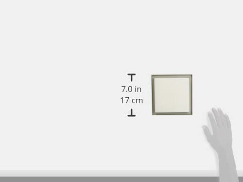 Tecnolite Lámpara Plafón LED 24 W - Luz de Día, IP54, IK05, Lámpara de Techo de Sobreponer Cuadrada, LED integrado