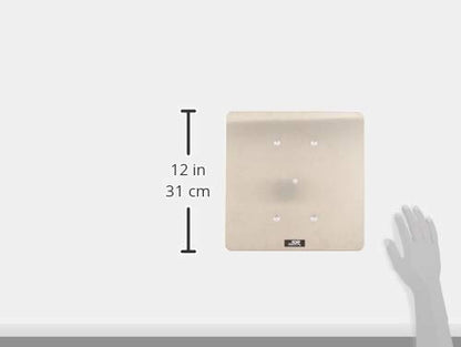 Monoprice 12in x 12in Top Base Plate for 8in Truss, Aluminum Alloy Construction- Stage Right Series