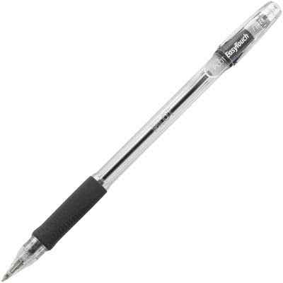 Pilot Easytouch, Bolígrafo, Tinta Negra, Usa Repuesto, Doce Piezas (32001)