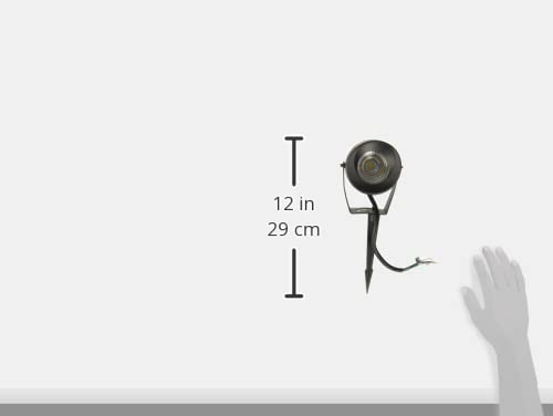 Tecnolite Lampara Sobreponer en piso exterior Estaca Negro 10W 10HLED762MV30N