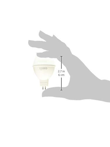 iGOTO F20405 Foco LED MR16, GU5.3, 5 Watts, Luz Cálida