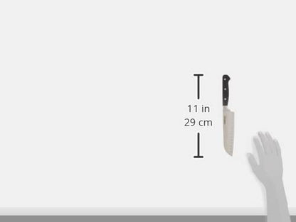 Cuisinart C77TR-8SL Cuchillo clásico con remache triple, 20.3 cm, negro, cuchillo santoku 17.8 cm (7"), Negro, 1