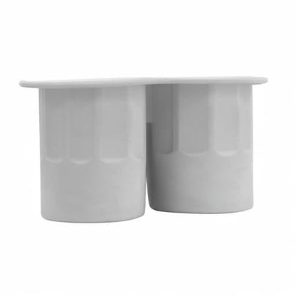 Houdini Shot Glass Ice Mold, Makes 4 Frozen Shot Glasses, Gray