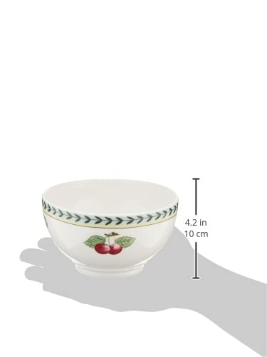 Villeroy & Boch French Garden Fleurence - tazón de arroz, 25 onzas, porcelana premium, blanco/multicolor