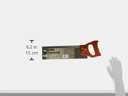 STANLEY Serrucho de Costilla 14" (356mm), 12 DPP, 15-886