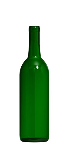 Green Wine Bottles, 750 ml Capacity (Pack of 12)