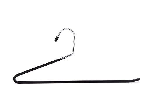 Jeronic Pant Hangers, 20 Pack Steel, Black