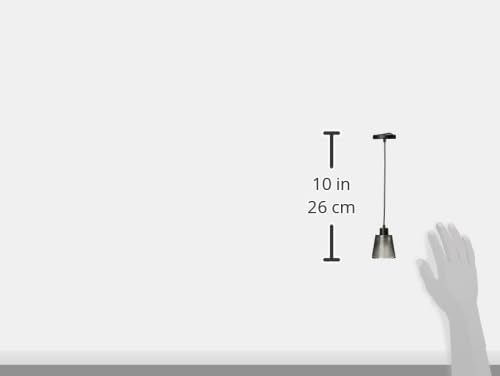 Tecnolite Lámpara Colgante de Cristal 1.70 m de Altura, Potencia Máx. 60 W, 1 Base E27, No incluye foco
