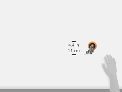 Surtek RV7G Rodaja de PVC naranja giratoria 3"