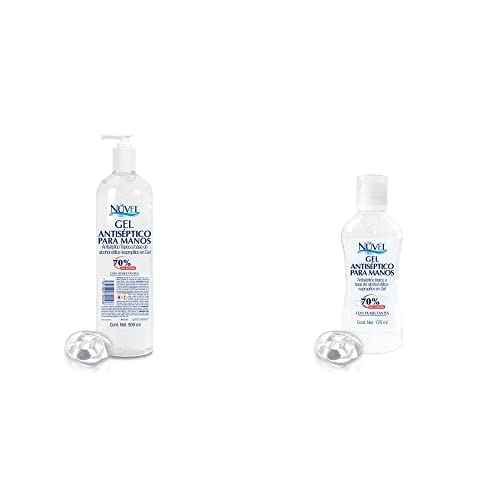 2 Gel Antibacterial para Manos Nuvel 900 ml + 1 Gel Antibacterial para Mano Nuvel 125 ml