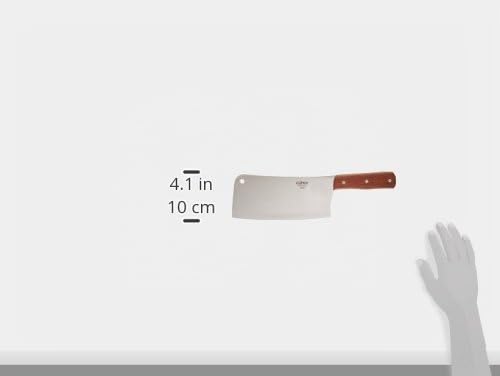 Winco Heavy Duty Cleaver with Wooden Handle
