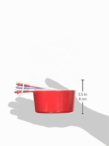 prepworks from Progressive International - Juego de 19 utensilios, 9 cucharas y 10 tazas medidoras, rojo/blanco/azul