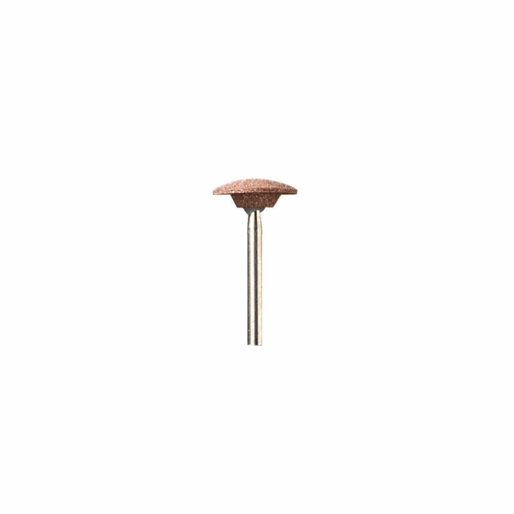 Dremel 971 Piedra de Óxido de Aluminio 5/8 Pulgadas para Materiales No Ferrosos - Paquete de 1 - Llama - 1 PAQUETE