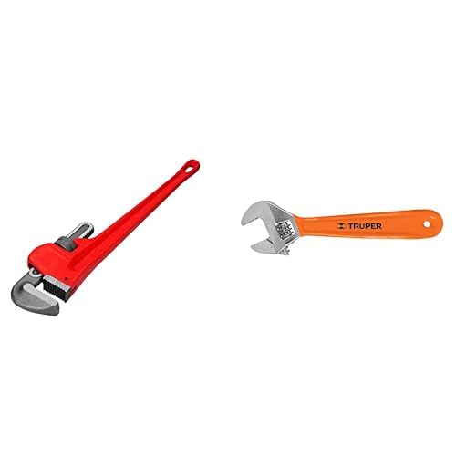 Pretul Llave para Tubo Stilson, Cuerpo de Hierro Maleable - 24" - Llave Stilson + Perico PET-8X