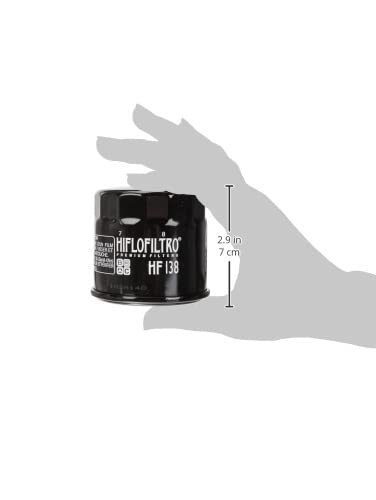Hiflofiltro HF112 Filtro de Aceite Premium, Estándar, Negro, Único