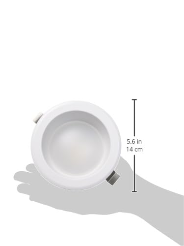 Tecnolite Lámpara Downlight LED Empotrable 20 W, Luz de Día, No atenuable, LED integrado