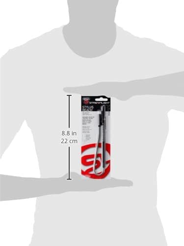 Streamlight 65658 Stylus Reach 11-Lúmenes LED Linterna de Bolígrafo con Cable de Extensión Flexible de 18cm, Negra