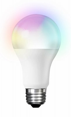 Feit Electric - Bombilla LED WiFi inteligente A19 regulable y que cambia de color, no requiere hub, funciona con Alexa y Google Assistant (A800/RGBW/AG)