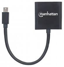 Manhattan AC-6400 Adaptador Displayport Mini M A Dvi-I H Pasivo Bl, Color Pack of/Paquete de 1