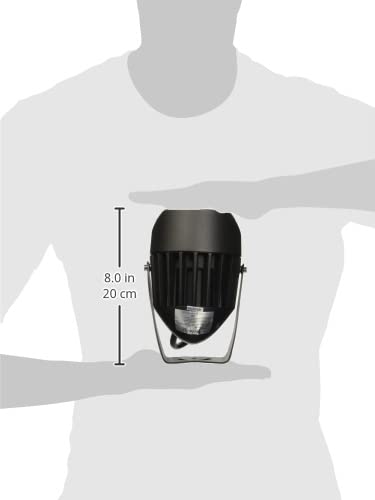 Tecnolite Lampara Sobreponer en piso Negro 20W Luz suave cálida 20HLED763MV30N