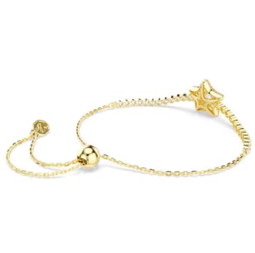 Pulsera Sublima, Talla redonda, Estrella, Lilas, Acabado en oro de 18 quilates