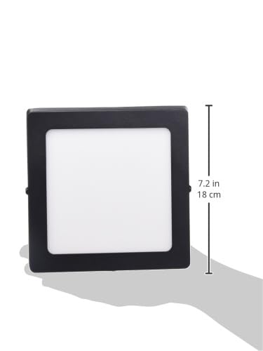 Tecnolite Lámpara Plafón LED de Sobreponer 12 W, Luz Suave Cálida, Interiores, No atenuable, LED integrado