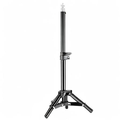 Neewer Mini Soporte de Luz de Aluminio Fotografía Estudio con 32 Pulgadas/80 Centímetros Alta Máxima para Relfector, Softbox, Luz, Sombrilla, Fondo(Negro)