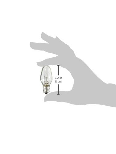 Volteck FI-50T, Focos incandescentes transparentes, base E12, 7.5watts, 50pzas