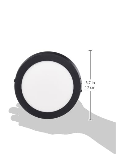 Tecnolite Lámpara Plafón LED de Sobreponer 12 W, Luz Suave Cálida, Interiores, No atenuable, LED integrado