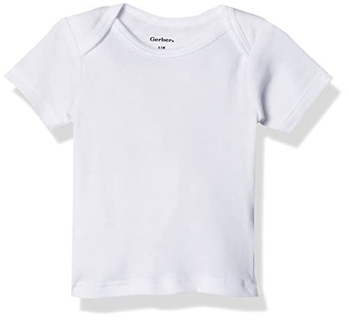 Gerber Paquete de 3 Camisas sin Cordones de Manga Corta Sudaderas con Capucha para bebés y niños pequeños para Bebé-Niñas