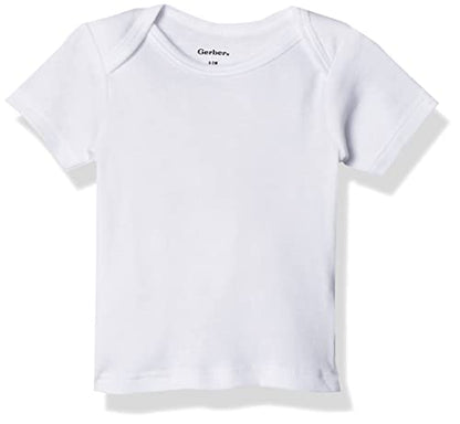 Gerber Paquete de 3 Camisas sin Cordones de Manga Corta Sudaderas con Capucha para bebés y niños pequeños para Bebé-Niñas
