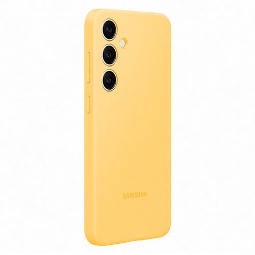 Samsung Funda Galaxy S24+ Color: Amarillo, Silicone Cover