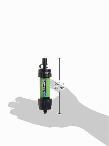 Sawyer Products SP2101 MINI Water Filtration System, 2-Pack, Blue and Green