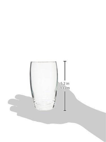 Borgonovo Aurelia-11000742 Juego de 6 Vasos de Vidrio, 420 ml
