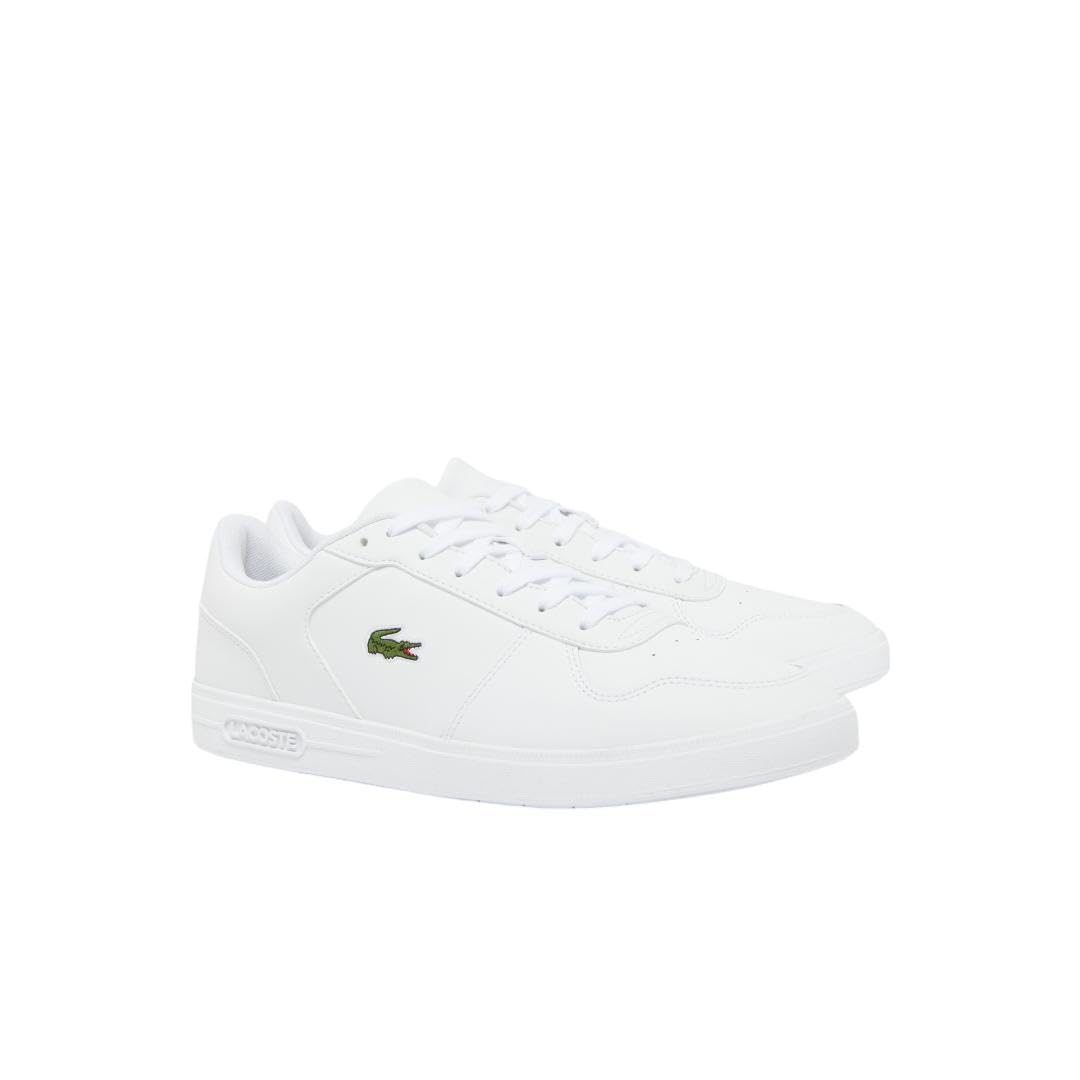 Lacoste T-Base Tenis para Hombre - 30.0 cm - Blanco