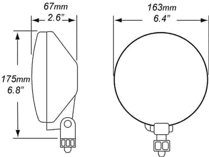 Hella Serie 500 Kit de Lámpara de Conducción 005750411, Individual