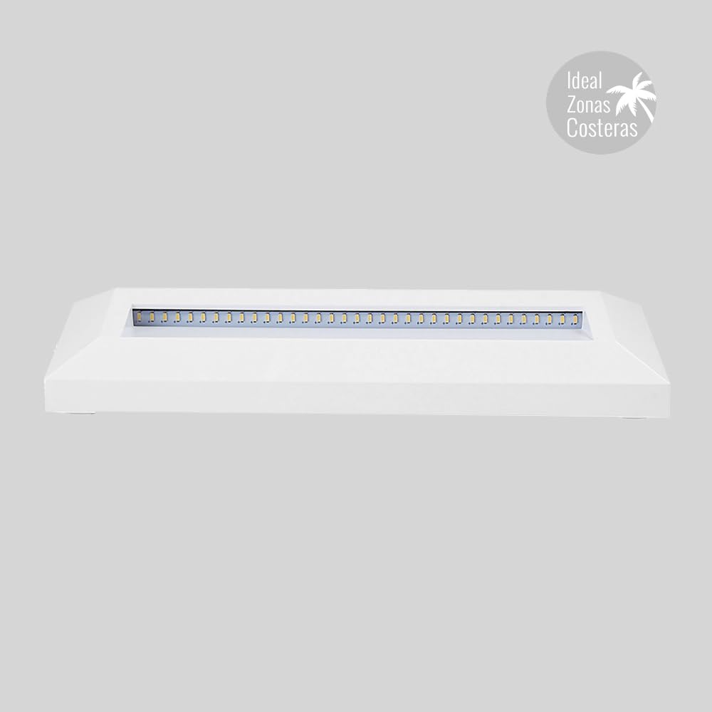 Tecnolite - Lámpara de exterior LED para sobreponer, 1.5 W, Luz blanca neutra, ideal zona costera