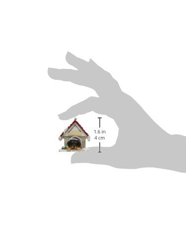 E&S Pets Rottweiler - Adorno Decorativo para casa de Perro con Parte Trasera magnética, Pintado a Mano y fácilmente Personalizado
