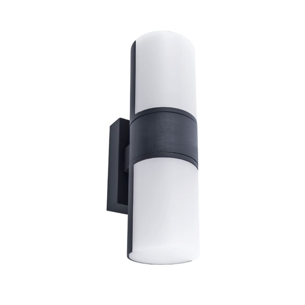 Tecnolite Lámpara Arbotante LED 16W - Luz Cálida Rotativa, Lámpara de Pared Iluminación Directa e Indirecta Exteriores A Prueba de Intemperie