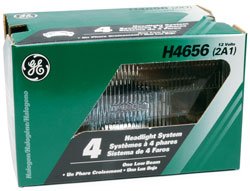 GE Lighting Foco de Repuesto Estándar para Haz Sellado Halógeno Automotriz H4656, Blanco