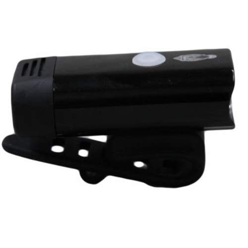 Benotto Luz Delantera USB | 300 Lúmenes (3.7V) | 8 Funciones de Iluminación | Recargable | Ideal para Ciclismo Urbano | Color Negro JY-70664