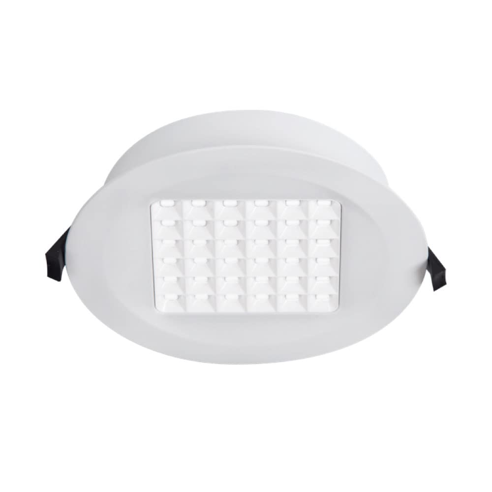 Construlita Lámpara Downlight LED de 18 W, 19 cm Diámetro, Luz Blanca Neutra, LED integrado, Driver incluido