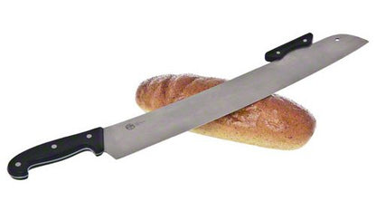 American METALCRAFT, Inc. American Metalcraft PPK17 - Cuchillo para pizza de acero inoxidable con doble asa, hoja de 18 pulgadas, color plateado