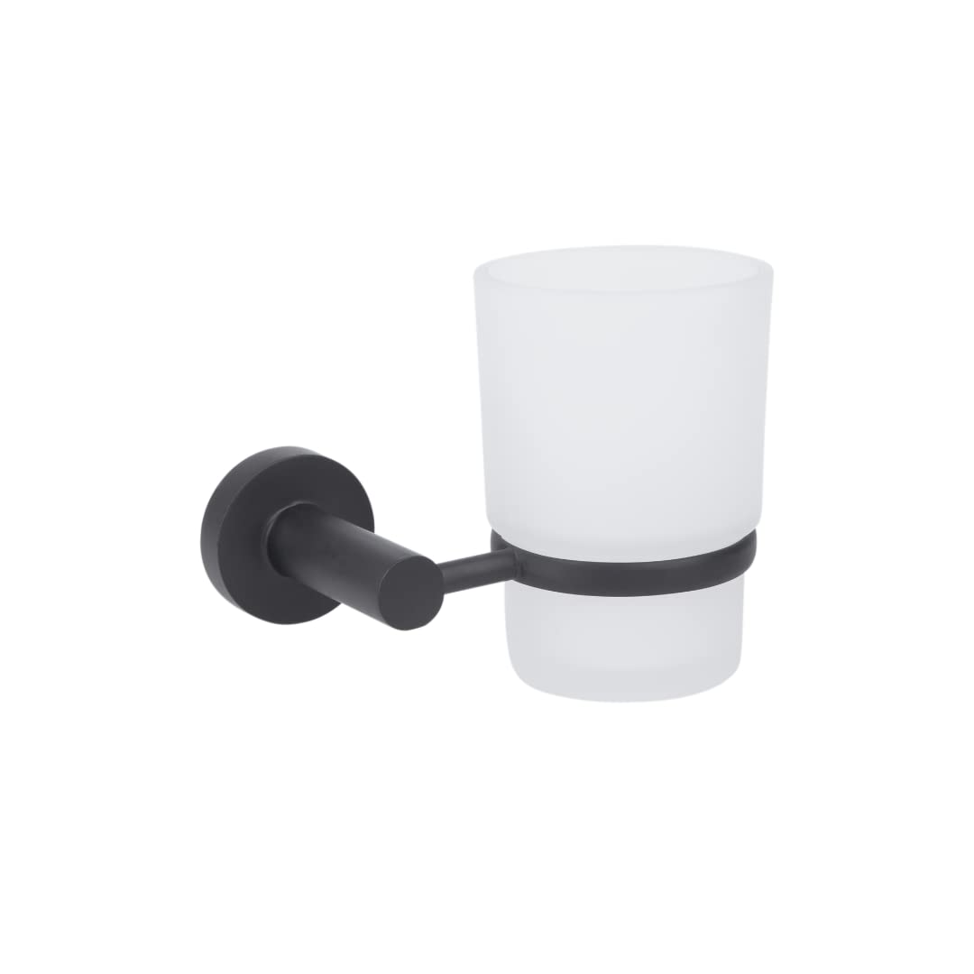 DICA 3200.2 Juego Completo de Accesorios de 6 Piezas para baño, Acabado Negro Mate