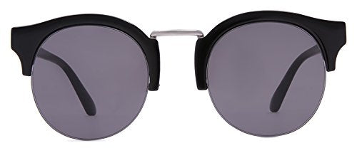 Avalon anteojos de sol para mujer, negro, humo