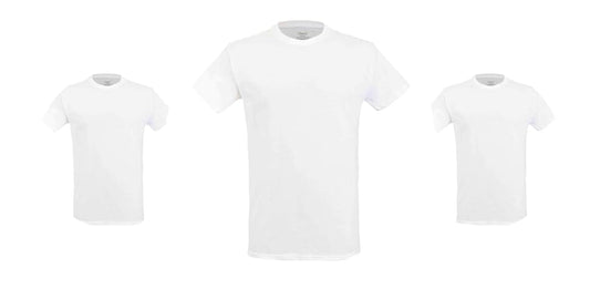 Hanes Camiseta Cuello Redondo, Paquete de 3 piezas
